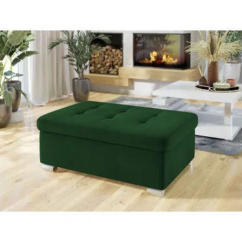 Taburet Taburetka do obýváku NELLI 2 - zelená 2