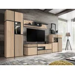 Obývací nábytek CELINE - hickory jackson / černá