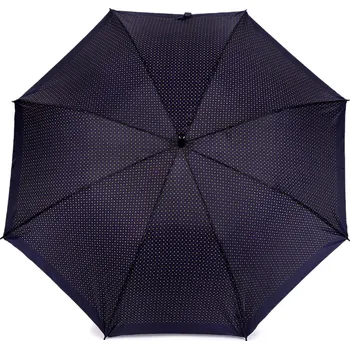 Deštník Pánský vystřelovací deštník se vzorem, velké, 3 modrá tmavá