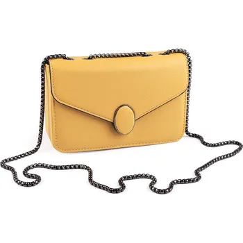 Kabelka Dámská kabelka crossbody 20x12 cm, střední, 1 hořčicová