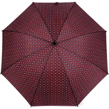 Deštník Pánský vystřelovací deštník se vzorem, velké, 1 bordó sv.