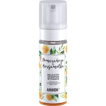 Šampon Anwen - Pomeranč a bergamot - Jemný pěnový šampon - 170 ml