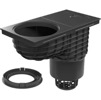 kanalizační vpusť Lapač střešních splavenin spodní D160 suchá