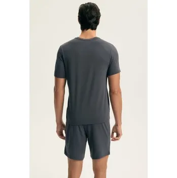 Pánské pyžamo Pánské pyžamo Esotiq Adept Šedá M