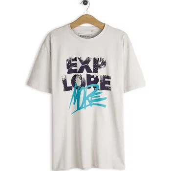 GATE Bavlněné triko s nápisem XXL 125-0387/813