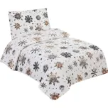 Jahu Povlečení mikroflanel Nord flake 140x200, 70x90 cm