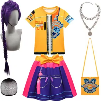 Karnevalový kostým KPop Demon Hunters (Lovkyně démonů) 3271 Set 03 - Rumi, Velikost: 140