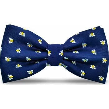 Motýlek modrý vzor včelky