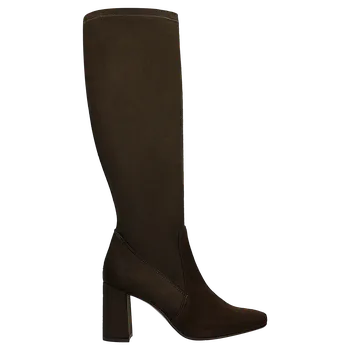 Dámské kozačky Hnědé Čokoládové Dámské Kozačky Na Podpatku Wojas 7104182 37