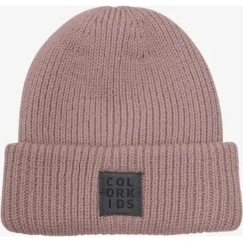 Čepice Dětská čepice Color Kids Beanie W. Wool 742458 - Woodrose 50