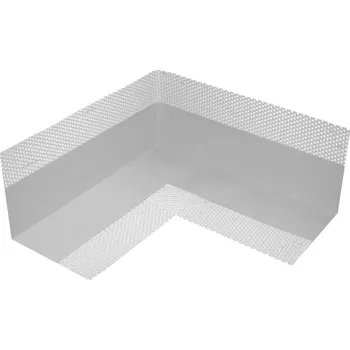 Nábytkové kování Roh vnitřní klasik šedý PRO-DOMA blistr 4 ks – 140×140 mm