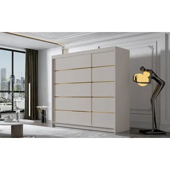 Šatní skříň Šatní skříň MILINA - 200 cm, kašmír