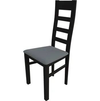 Jídelní židle Kuchyňská židle MOVILE 25 - wenge / šedá 1