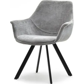 Jídelní židle Jídelní židle MANAL - šedá / černá