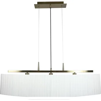 Závěsné svítidlo nad jídelní stůl BERG - 3xE14, 40W, patina / bílé