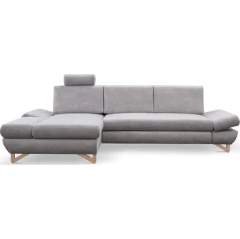 Sedací souprava Rozkládací rohová sedačka GULEPA 1 - slonovinová, levý roh