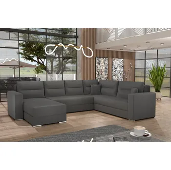 Sedací souprava Rozkládací sedací souprava ISAMARA 2 - tmavě šedá