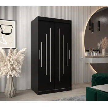 Šatní skříň Šatní skříň MIA - šířka 100 cm, černá