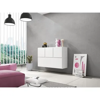 Obývací stěna Stěna do obývacího pokoje NORMANDIA 13 - bílá