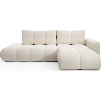 Sedací souprava Rozkládací sedačka s úložným prostorem TRURO 1 - světlá béžová 1, pravý roh