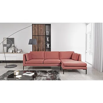 Sedací souprava Rohová sedací souprava BOSCONIA 2 - růžová, pravý roh