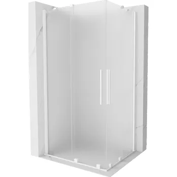 Mexen Velar Duo posuvná sprchová kabina 90 x 80 cm, matná, bílá - 871-090-080-32-20 Sprchové kouty