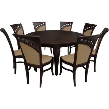 Jídelní stůl VENETI MOVILE 32 ořech / béžový