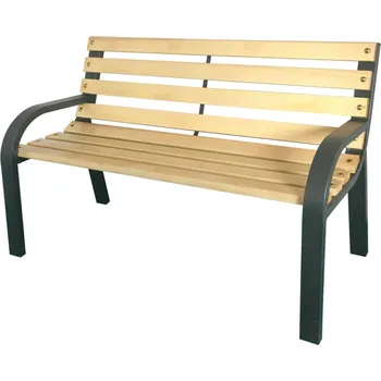 Zahradní lavice Dětská zahradní lavička LAIMA - světle hnědá / černá