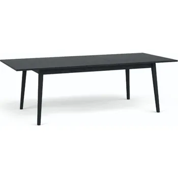 Jídelní stůl Kuchyňský rozkládací stůl 180(220)x90 MOSQURA - černý grafitový