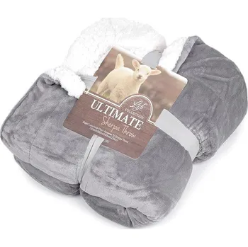 deka Deka beránek 150x200 cm, střední, 6 šedá bílá