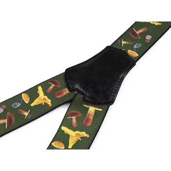 Kšandy Šle houbařské šíře 4 cm délka 120 cm, velké, 2 (708) zelená