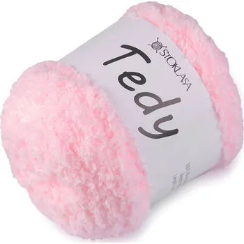 Příze Pletací příze Tedy 100 g, střední, 3 (03) růžová nejsv.