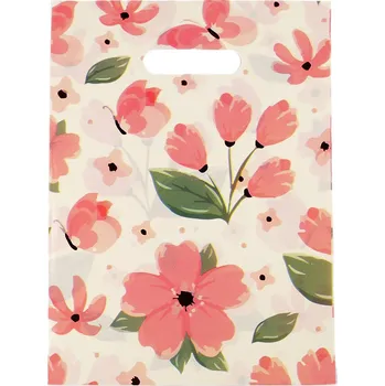 Galanterie Igelitová taška 19,5x30 cm, střední, 2 krémová světlá