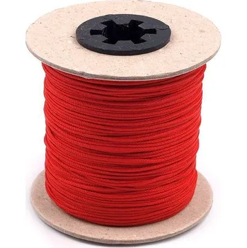 Oděvní šňůra PES Ø1,5 mm, střední, 3119 červená