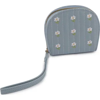 Peněženka vyšívaná 10x11 cm, velké, 8 modrá jemná