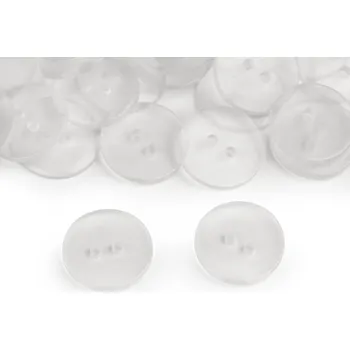 Knoflík Knoflík mandlovací velikost 24" a 28" s praním do 95°C, střední, 1 (24") transparent