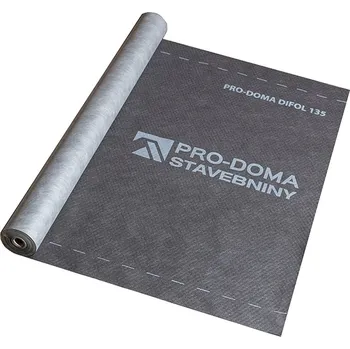 Stavební fólie PRO-DOMA DIFOL 135 PRO-DOMA 1,5x50 m