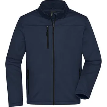 Pánská softshellová bunda James&Nicholson Pánská softshellová bunda JN1172 Navy XXL