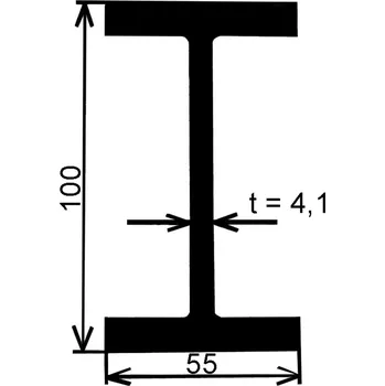 Stavební profil Nosník IPE 100 – 12 m - 492314