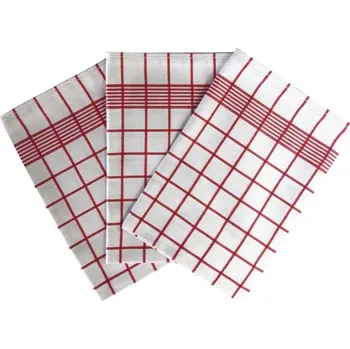 Utěrka SVITAP sleep well Utěrka Negativ Egyptská bavlna 50x70 cm bílá/vínová 50x70 cm 3 ks