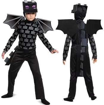 Dětský 3D kostým Minecraft (Ender Dragon) Velikost: L (125-140 cm)