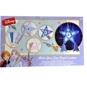 Kočárek Tvořivá sada na vánoční hvězdu do okna Disney / motiv Frozen / fialová