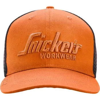 Kšiltovka Snickers Workwear | Kšiltovka Trucker Cap oranžová - Oranžová / oranžová