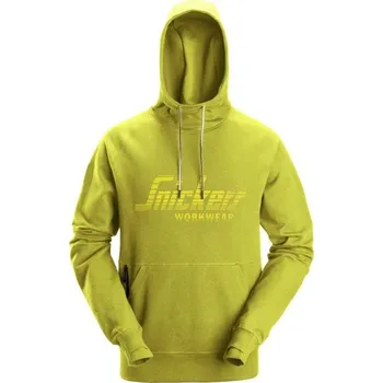 Pánská mikina Mikina Snickers Workwear s kapucí Bright limetka - Zelená / XL / XL / zelená