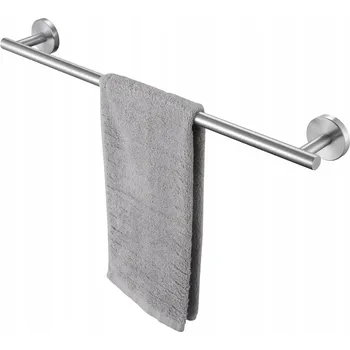 Držák na ručník TYČ DRŽÁK NA RUČNÍKY ZÁVĚSNÝ NA ZEĎ 60 cm