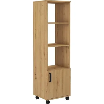 regál Regál na kolečkách MABAKA - dub artisan