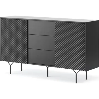 Komoda Velká kombinovaná komoda ZENADA - černá