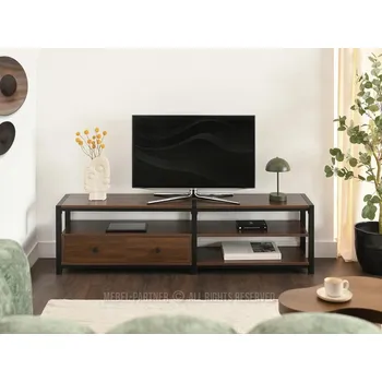 Televizní stolek Televizní stolek ROMER - ořech / černý