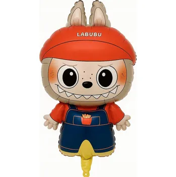 Balónek Fóliový balónek Labubu - hranolky (42 x 79 cm)