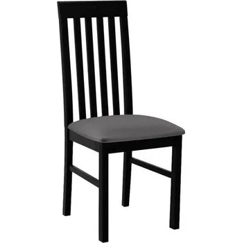 Jídelní židle Čalouněná jídelní židle DANBURY 1 - černá / tmavá šedá